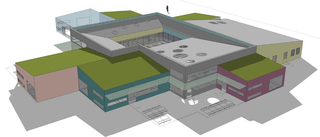 Planförslag Områdets disposition/sammanfattning Detaljplanen föreslår en byggrätt med användningen skola på upp till 25 procent av fastigheten.