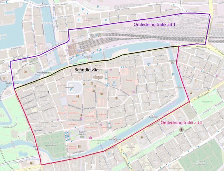Tabellen ovan visar att det är Norra Vallgatan som är mest kostnadsdrivande vad gäller trafikstörningar.