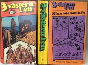 De båda jubileumsvolymerna nr 100 och 200 i Pyramid-serien är unika såtillvida att de kombinerar en ny bok med en återutgåva av seriens första respektive andra bok i tête-bêche bindning.