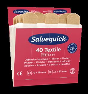 Salvequick Textilplåster REF 6444 Cederroth 4-in- Mini Blodstoppare REF 9 Cederroth Eye & Wound