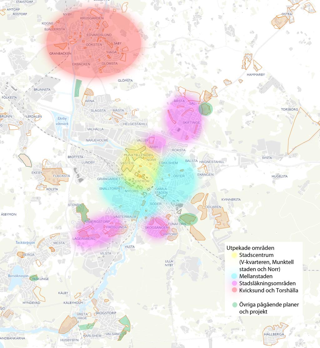 KSKF/2018:87 användning och se över restytor som uppstått mellan vägar och hus och som mest består av idag dåligt nyttjade gräsytor.