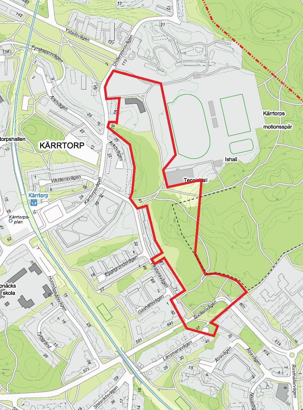 Stadsbyggnadskontoret Samrådshandling Plan Östra Söderort Madeleine Lundbäck 2017-04-26 Telefon 08-508 27 316 Sida 1 (49) Detaljplan för bostäder vid Kärrtorps IP, del av Kärrtorp 1:1, Hammarbyhöjden