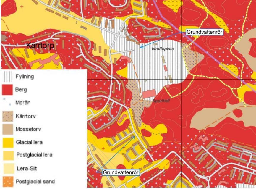 Sida 13 (49) lågpunktsområde. Bräddning av högt stående vatten sker huvudsakligen via dagvattennätet och då framförallt via Björkhagentunneln till Sicklasjön.