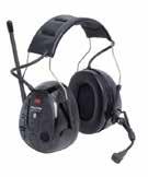 1 Peltor WS Alert Hörselskydd nivåberoende med radio Komfortabelt och robust nivåberoende hörselskydd, utvecklat för användning under längre perioder. SNR 32 db.