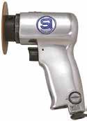 SI2202 Rondellslipmaskin Rondellslipmaskin avsedd för 3M:s Roloc-system Stort utbud av olika slipprodukter Roloc-hållare finns i diameter 25, 38, 50 och 75 mm Två-fingersavtryckare Tystgående maskin
