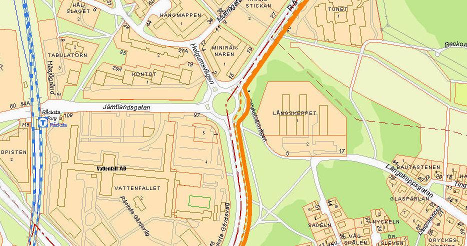 SID 2 (9) Utlåtande Det markerade området visar samrådsplanens läge samt avgränsning.