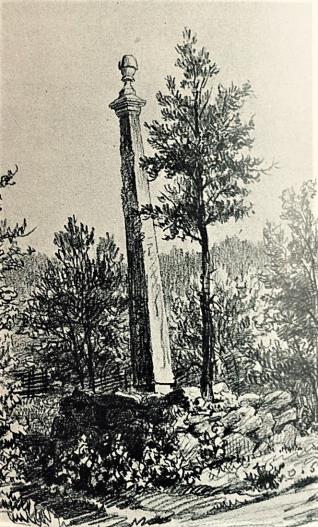 På varje helmil uppsattes två stolpar, en på vardera sidan om vägen, varav en av stolparna angav antalet mil från Stockholm.