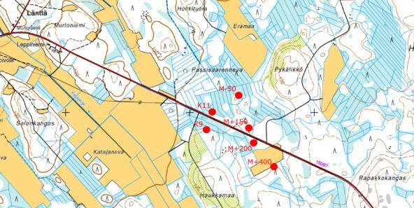 39 De grundvattenområden som ligger närmast Syväjärvi och Rapasaari brytningsområden är Tuohikorvenmäki (1088551, klass I) och Tiaisenkangas (1088503, klass II), som ligger som närmast cirka 6 km