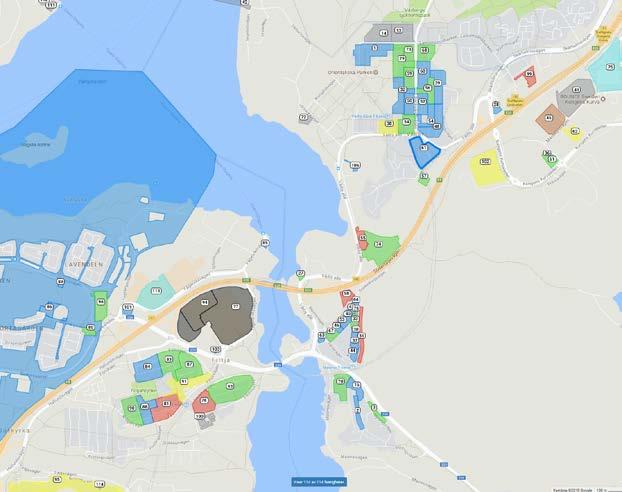 BILAGA 1 KOMMERSIELLA LOKALER INOM NÄROMRÅDET I dag finns det en koncentration av kommersiella lokaler i Vårby Gård, bl.a. Vårdby Centrum, bibliotek, simhall, vårdcentral, samt kontorslokaler.