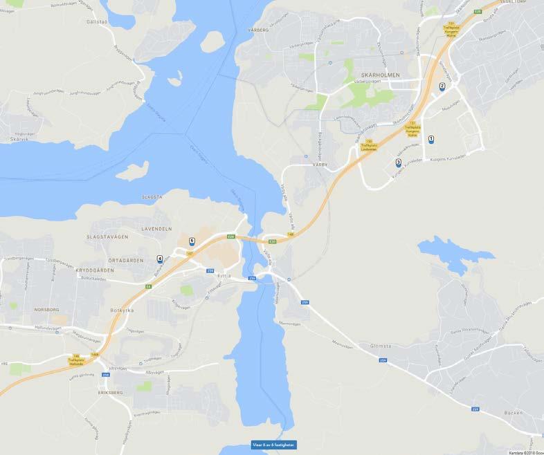 BILAGA 1 HOTELL 1 Scandic Hotel Kungens Kurva Antal stjärnor 3,5 Antal rum 257 Hotels.com 7,8 4 1 2 Hotell Dialog, Kungens Kurva Typ Vanligt hotell Antal stjärnor 3 Antal rum 90 Hotels.