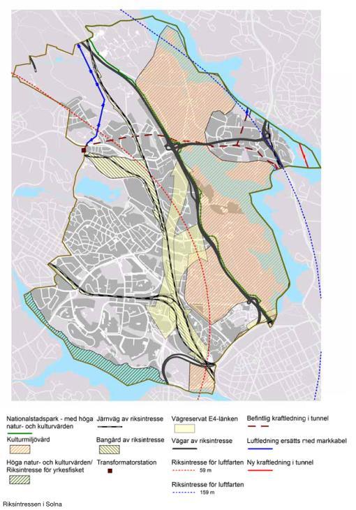 Figur 9. Solna Stad översiktsplan 2030 Samrådsversion.