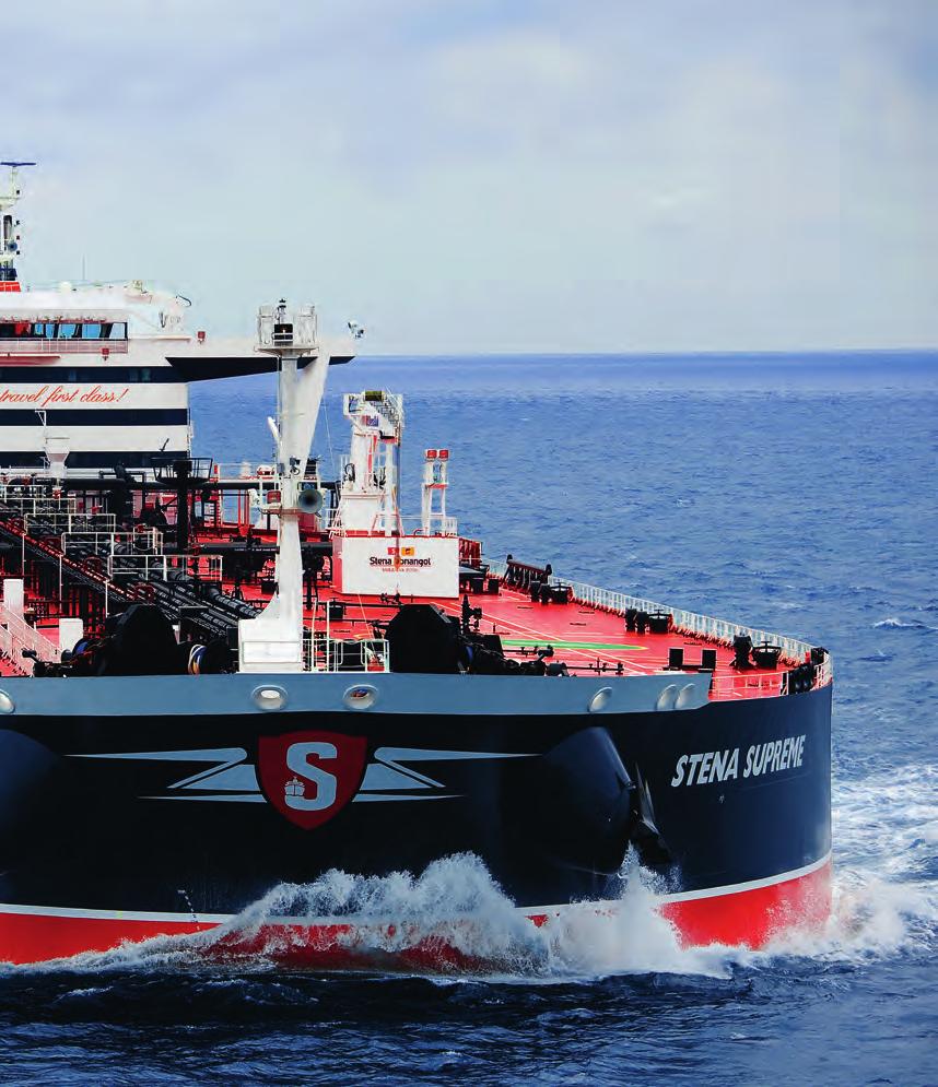 verksamheten TREDJE generationens SUEZMAX Det senaste tillskottet i vår flotta är Stena Supreme, en råoljetanker av suezmaxtyp på 158 700 dwt.