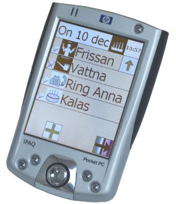 Handi ipaq 2210 Artikel: 0360 Handi I utgått ur sortiment Såld from: 2004.01.10 Utgått: 2005.03.15 Kan ej uppgraderas till samma programvaruversion som 2190.