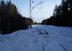 684 som ligger på nivån + 30. I södra delen av bangården sträcker sig den plana marken cirka 300 meter österut.