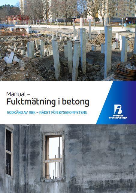 Manual fuktmätning i betong revidering Version 6 HumiGuard nytt datorprogram