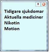 3. Prioritet, Avdelning och Mall. Klicka på pilarna för Prioritet, Avdelning eller Mall att se fler alternativ. 4. Information. Klicka för att visa eller dölja Patient information. Figur 3.