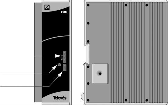 T-05 Kanalprocessor digital Nätdelen Strömmatning för