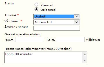 Akut brådskande kejsarsnitt 1. Anmäls av förlossningsläkare via telefon till narkosläkare p-sök 93717 samt per tel till op-koordinator, tel 80099. 2.