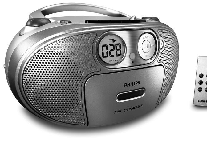 MP3-CD MP3-CD Soundmachine AZ1037 Register Register your your product product and and get get support at at www.philips.