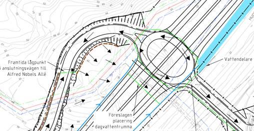 KS 2015-1707 17 (34) Det finns i dagsläget inga kända problem med översvämning i området enligt Stockholm Vatten.