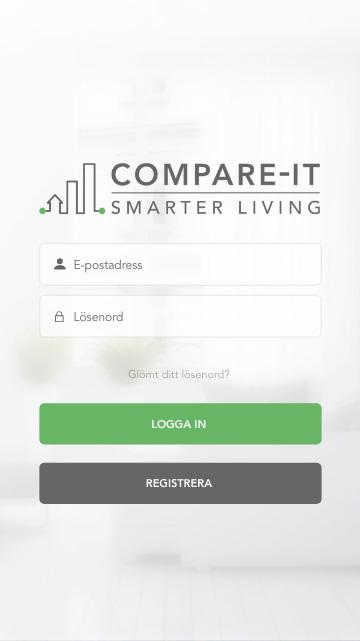 Quick start guide - Kom igång Alternativ 1: Registrera med app My smart house Ladda hem appen My smart house på APP store eller