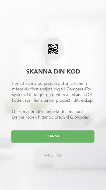 se Användarvillkor samt Compare-IT:s integritetspolicy. Nu kan du börja använda ditt smarta hus från Compare-IT.