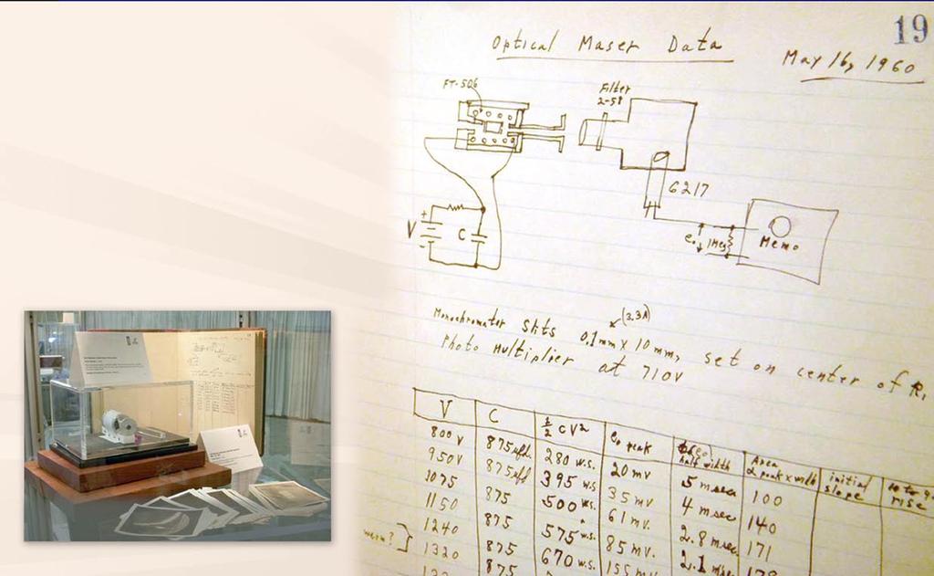 Världens första laser 359 Redan 1917 insåg Albert Einstein att det nya fenomenet stimulerad strålning borde existera.
