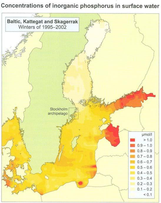 fosfat i ytvattnet Kväve Fosfor