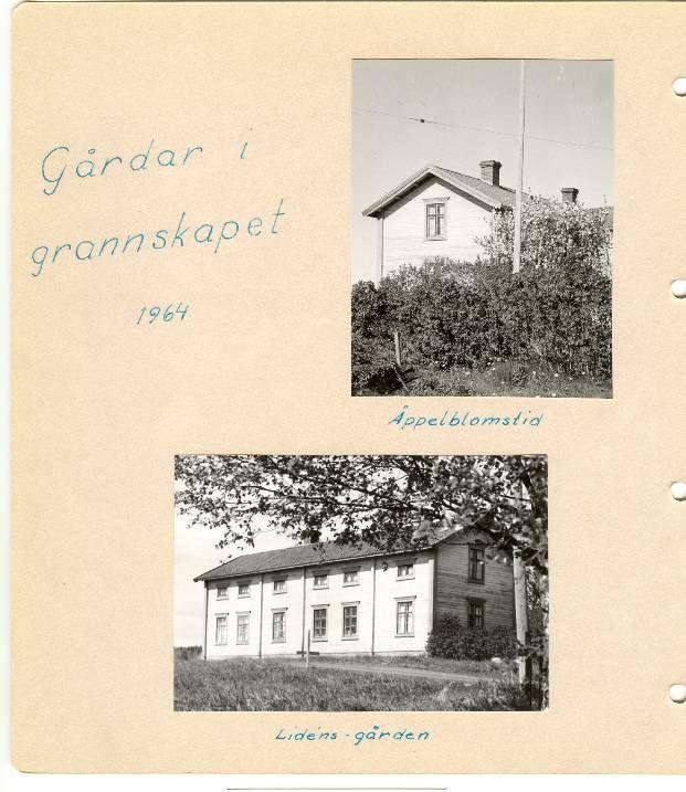 Ytterligare två bilder från Karlssons gård i Hedensbyn där Helga var piga. Drängkammaren var på övre våningen längst till höger och pigkammaren längst till vänster.