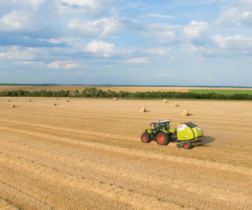 Die Funktionsprüfung der Claas Variant in Stroh zum Ende der Weizenernte im Süden Frankreichs wird allen Beteiligten für lange Zeit in Erinnerung bleiben.