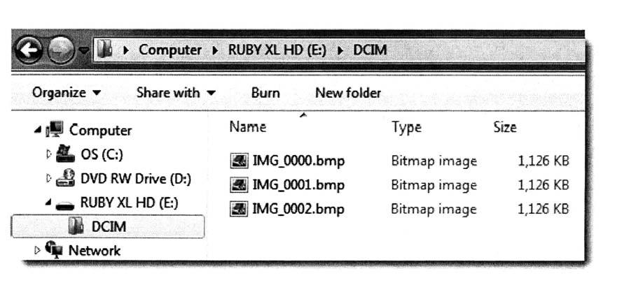 Batterisymbolen visar status på batteriet. RUBY HD laddas inte via datorns USB port.