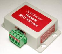 Temperatursensor RTD 100 Stöder 4-tråds extern 100-ohm platina givare Inbyggd kalibreringstabell ger en linjär utgång Låg ström/pulståg för reducerad upphettning 30-Bit unik identitet Upp till