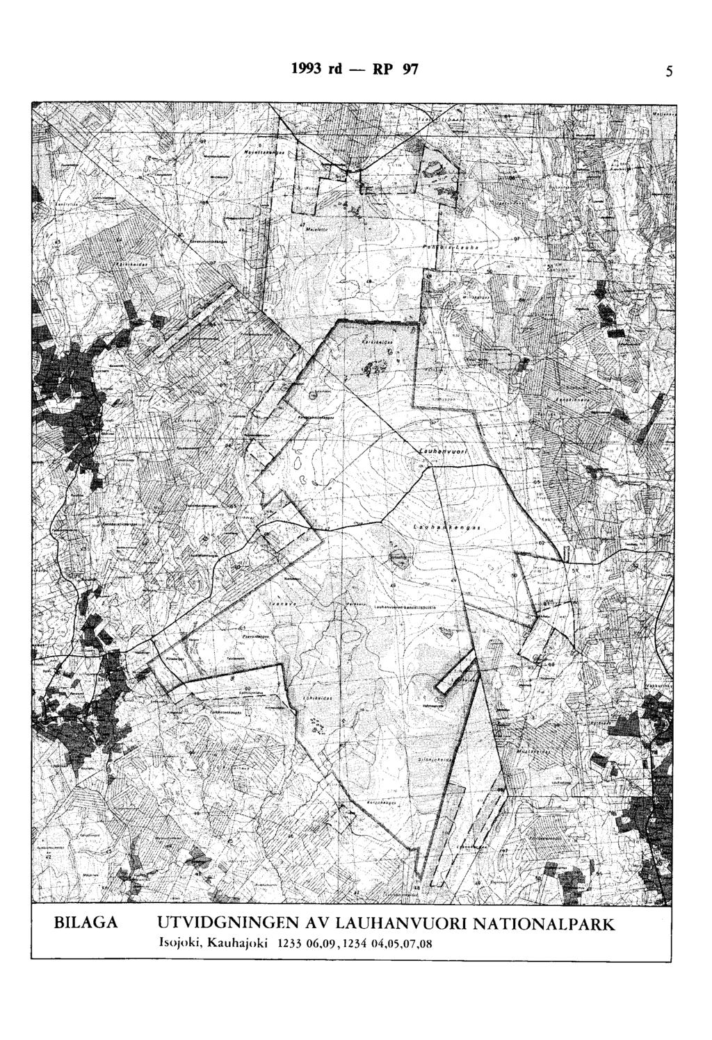 1993 rd - RP 97 5 BILAGA UTVIDGNINGEN AV LAUHANVUORI