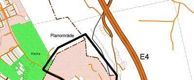 Förklaring fastighetsinnehav rosaröd färg = Knivsta kommun grön färg = Alsike fastighets AB Utdrag ur karta fastighetsinnehav 2009-12-14 TIDIGARE STÄLLNINGSTAGANDEN Översiktsplan 2006 Planförslaget