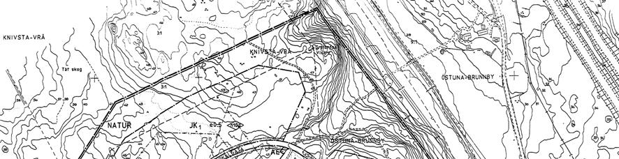 Utdrag ur gällande plan, Dp 211 A Industriområdet AR, Brunnby, laga kraft 1988-10-29 Förordnanden Sjön Valloxen