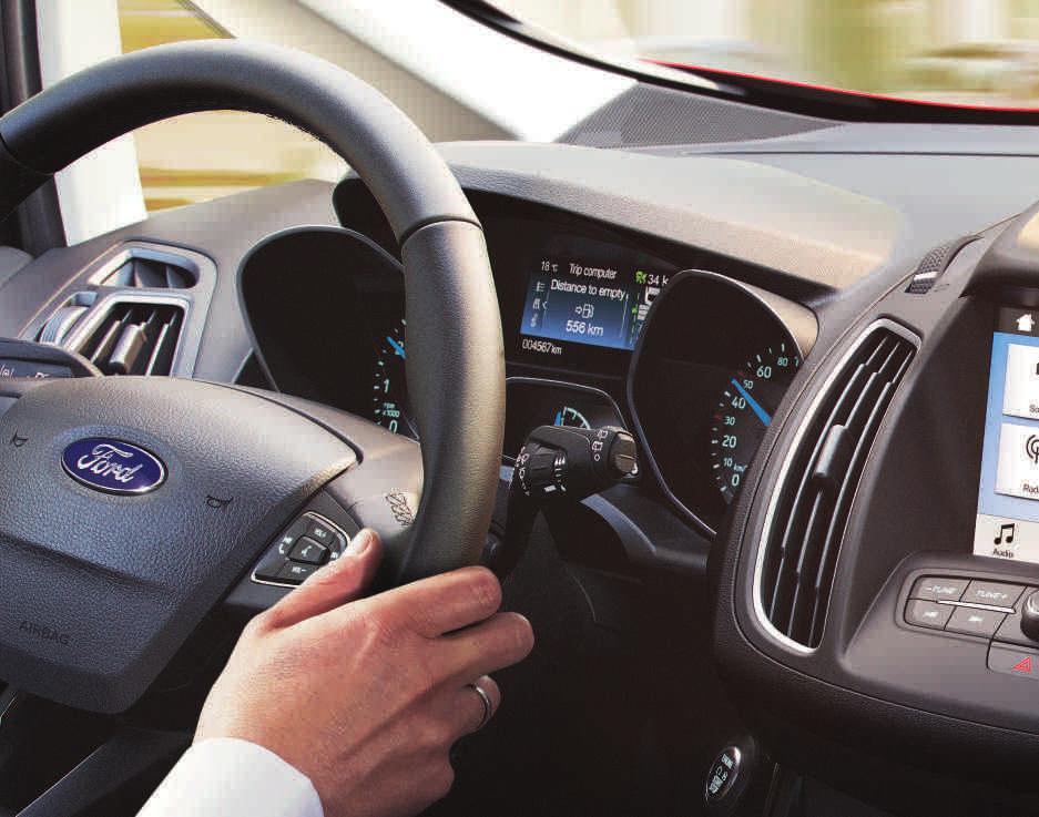 Ford SYNC 3 med röststyrning och 8" pekskärm Reagerar på både dina röstkommandon och dina fingrar.