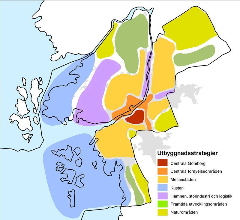 Planer och politiska mål Politiska mål Programutredningen ligger i linje med de politiska målen i budget 2012 om att skapa cirka 2 500 nya bostäder genom komplettering och förtätning.