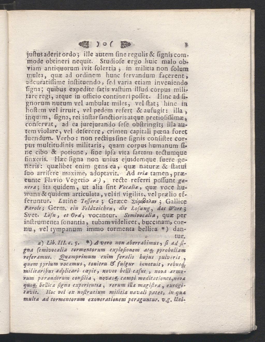 ^ )of ^ I juftus aderit ordo } ille autem fine regülis & figniscommode obtineri nequit.