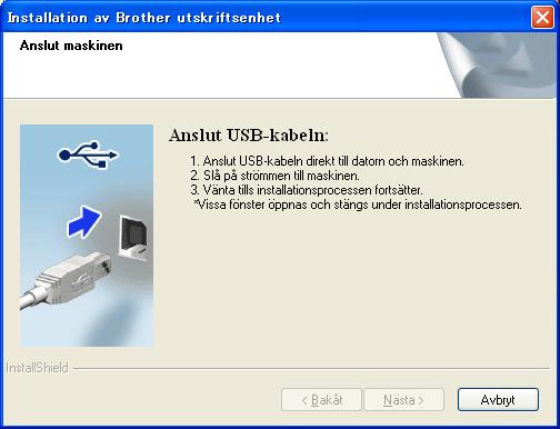 USB Winows Följ nvisningrn på skärmen tills enn skärm viss. 19 Slutför oh strt om Klik på Slutför för tt strt om torn.