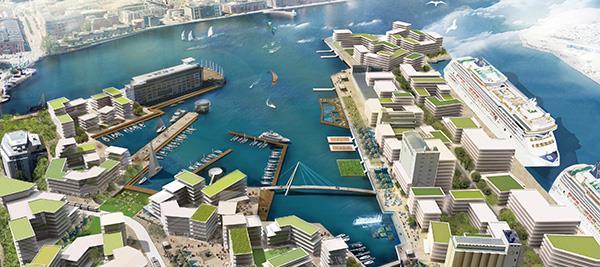 3.8.9 NYHAMNEN Delar av GeoBIMkonceptet som använts GeoBIM-databas Modellering Visualisering The Cloud X X X X Skede Planeringsskede Kostnad (i uppdrag) Proof of concept 100 Beställare Malmö Stad Om