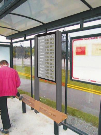 I och med att bussarnas position fastställs vid "alla" tidpunkter kan eventuella förseningar upptäckas och resenärerna kan informeras. En välinformerad resenär upplever hela bussresan som mer positiv.