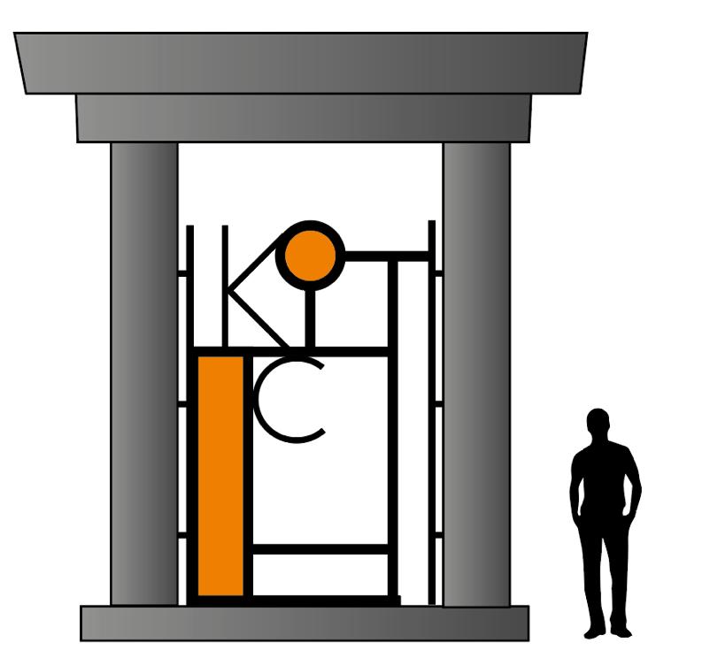 rumsavdelarna skapar tillsammans även en tydligare rumslighet som ramar in området vid tunnelbanan som en viktig nod och entré.