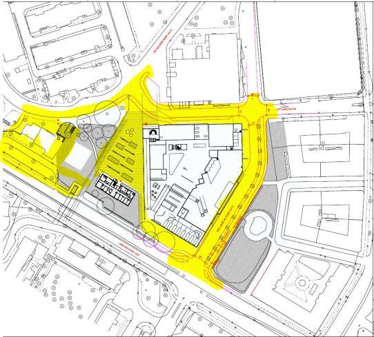 8 (19) Planeringen för gata och mark omfattar: Inga Marie Nilssons gata mellan John Ericsson väg och Upplandsgatan Jan Waldenströms gata mellan Upplandsgatan och T korsningen mot Jan Waldenströms