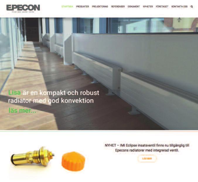 Klicka in på webben och välj rätt produkt På Epecons webbsida finner du