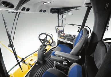 26 FÖRARMILJÖ Sitt ner i förarsätet. New Holland erbjuder förarsäten som är bäst i sin klass, med tre olika modeller som ger ett brett urval. Alla förarsäten drar nytta av en bättre fjädring.