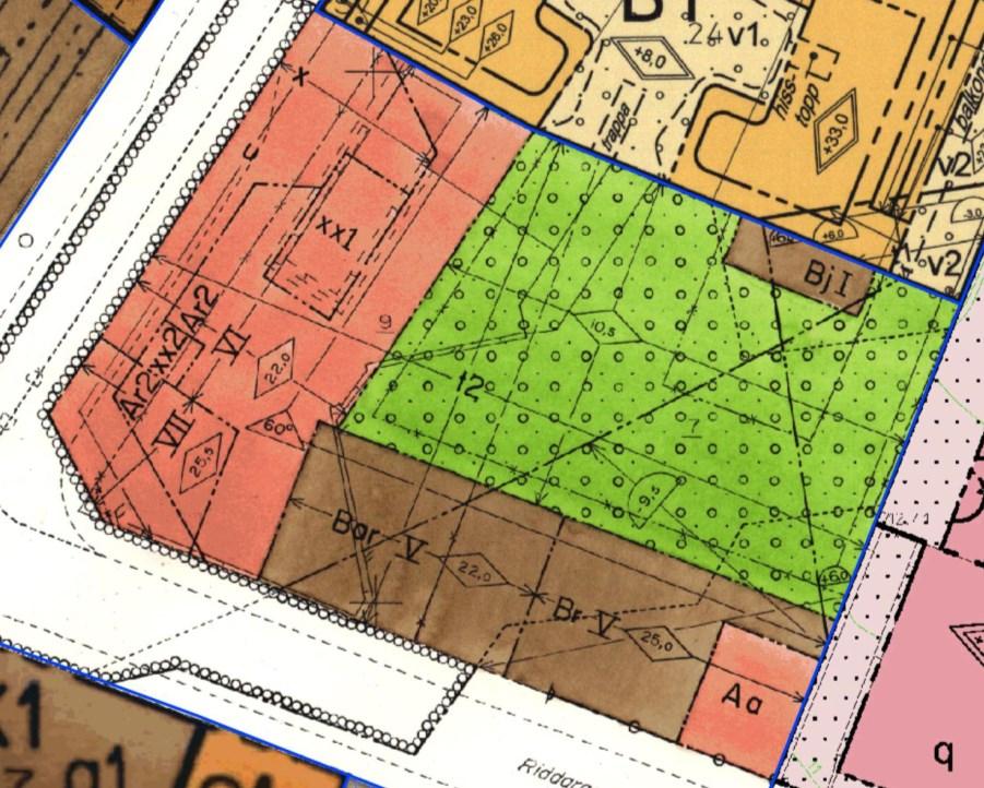 Sida 6 (21) central roll och planeringen ska verka för fler levande bottenvåningar och en stadsmiljö med mänsklig skala. Detaljplan För fastigheten gäller stadsplan PI 7729 fastställd 1979.