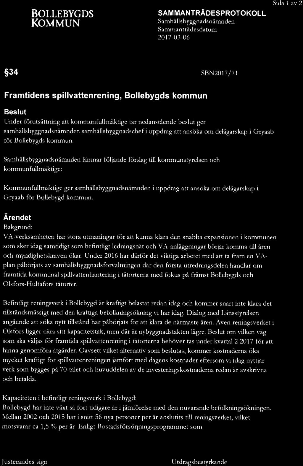 Sida 15 av 39 Gryaab 170922 Handlinga punkt