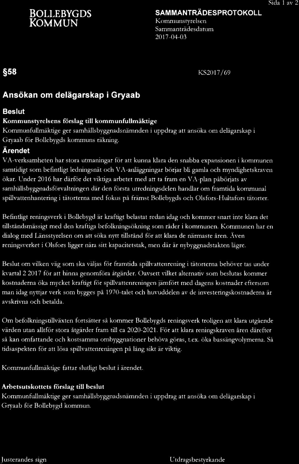 Sida 17 av 39 Gryaab 170922 Handlinga punkt