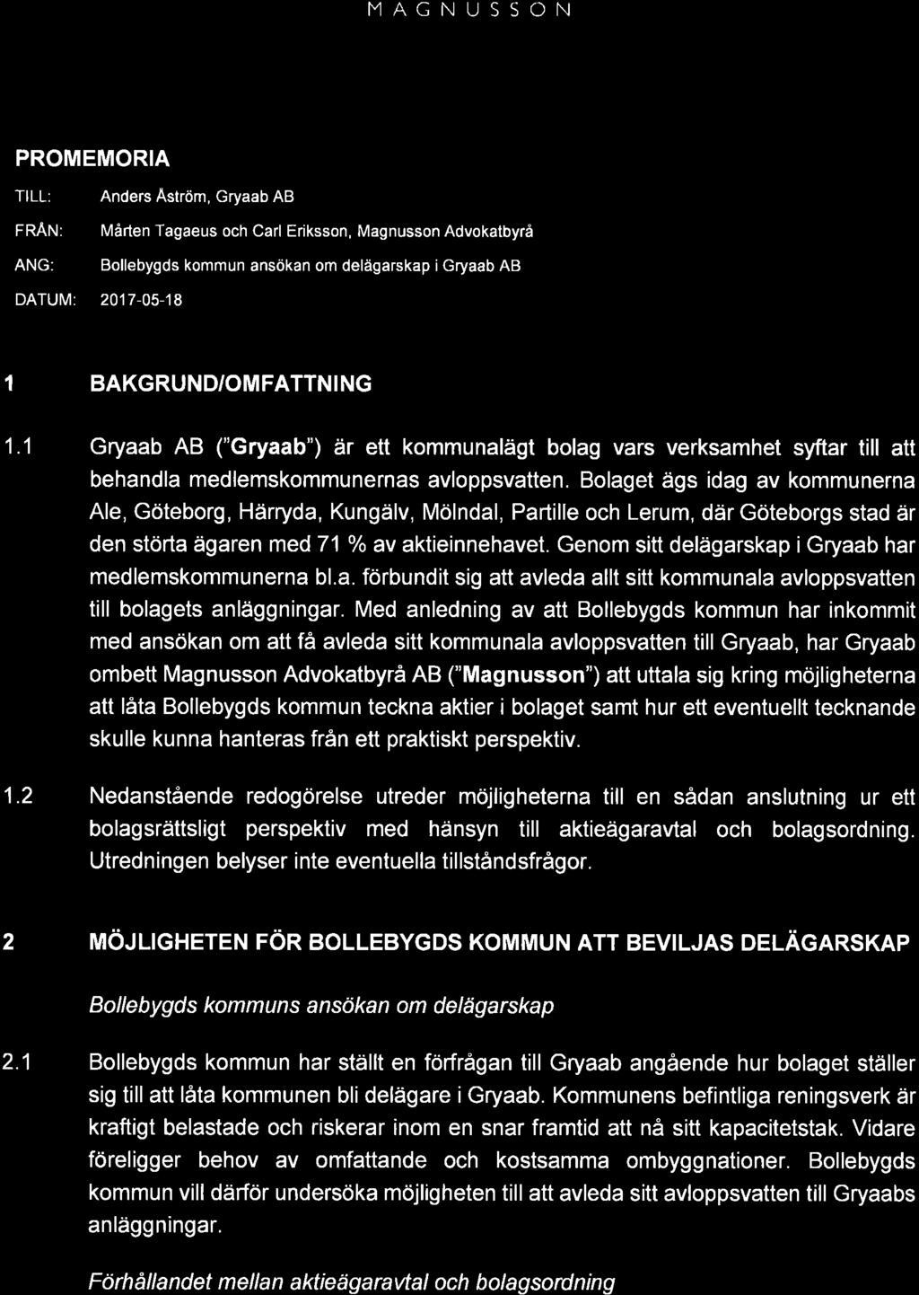 Sida 23 av 39 Gryaab 170922 Handlinga punkt