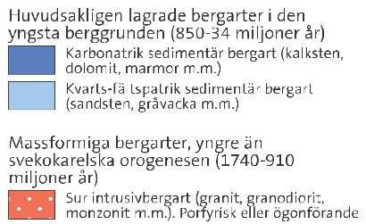 2 KARSTVITTRING Kalkberget på södra Listerlandet utsattes under senkvartär tid för karstvittring, det vill säga underjordiska vattenströmmar löste upp kalciumkarbonat, vilket medförde att håligheter